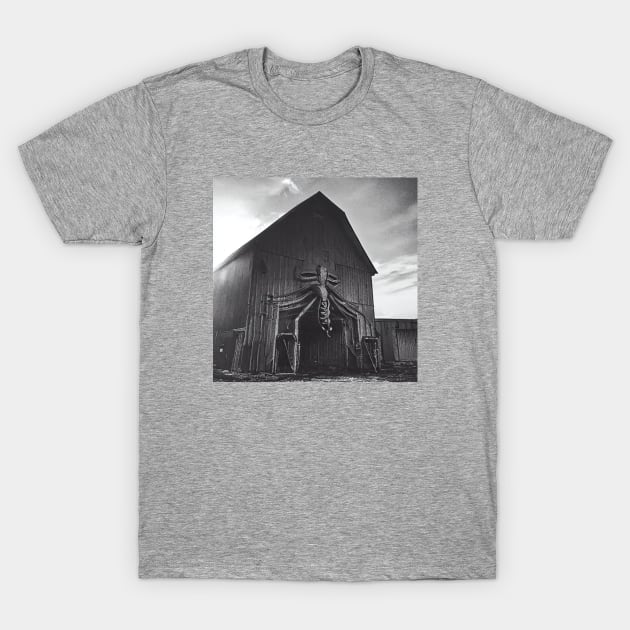 Demon Barn No. 111 T-Shirt by 21st Century Wombat